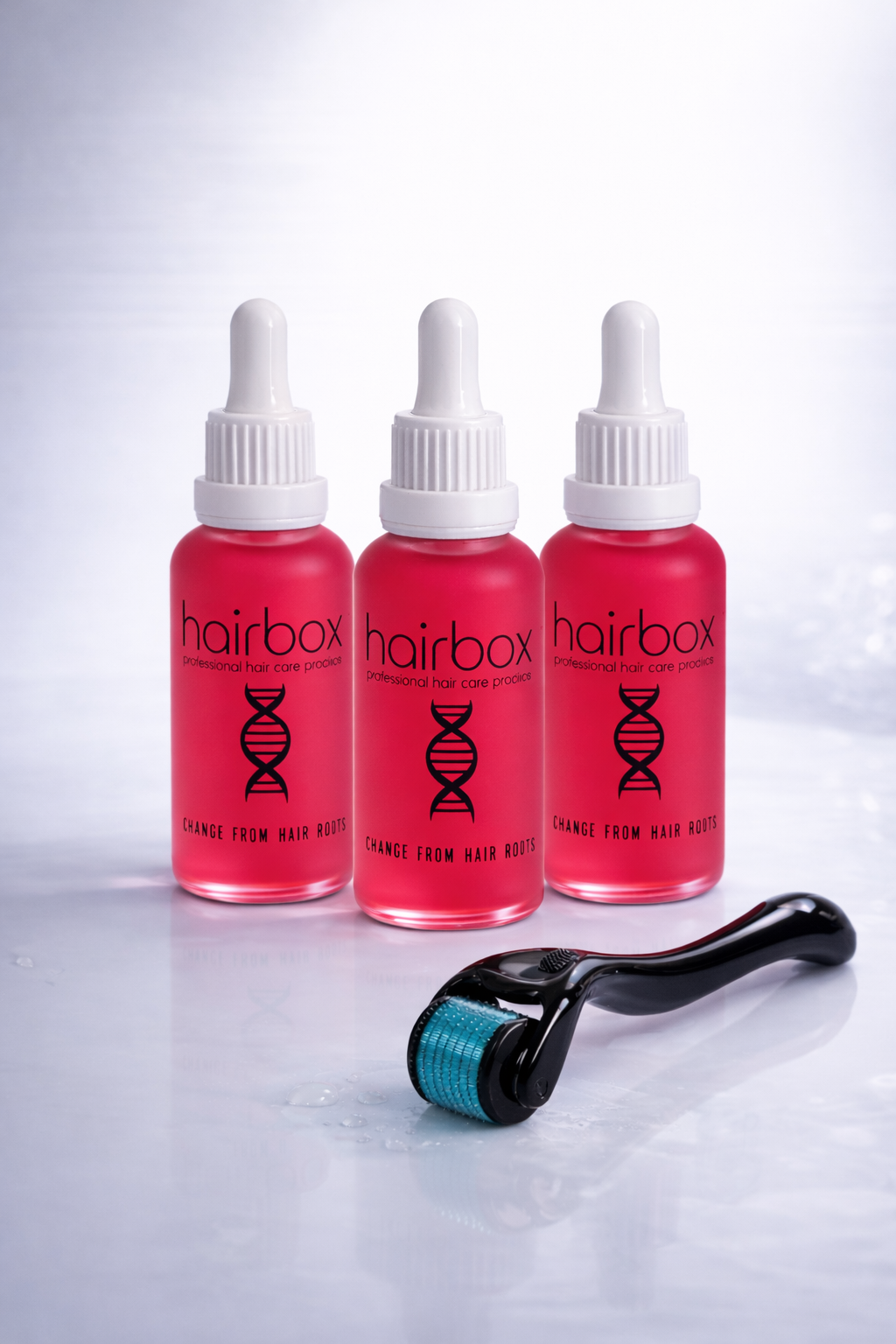 Hairbox Kadın Saç Serumu (3 Adet Serum + 1 Adet Dermoroller)
