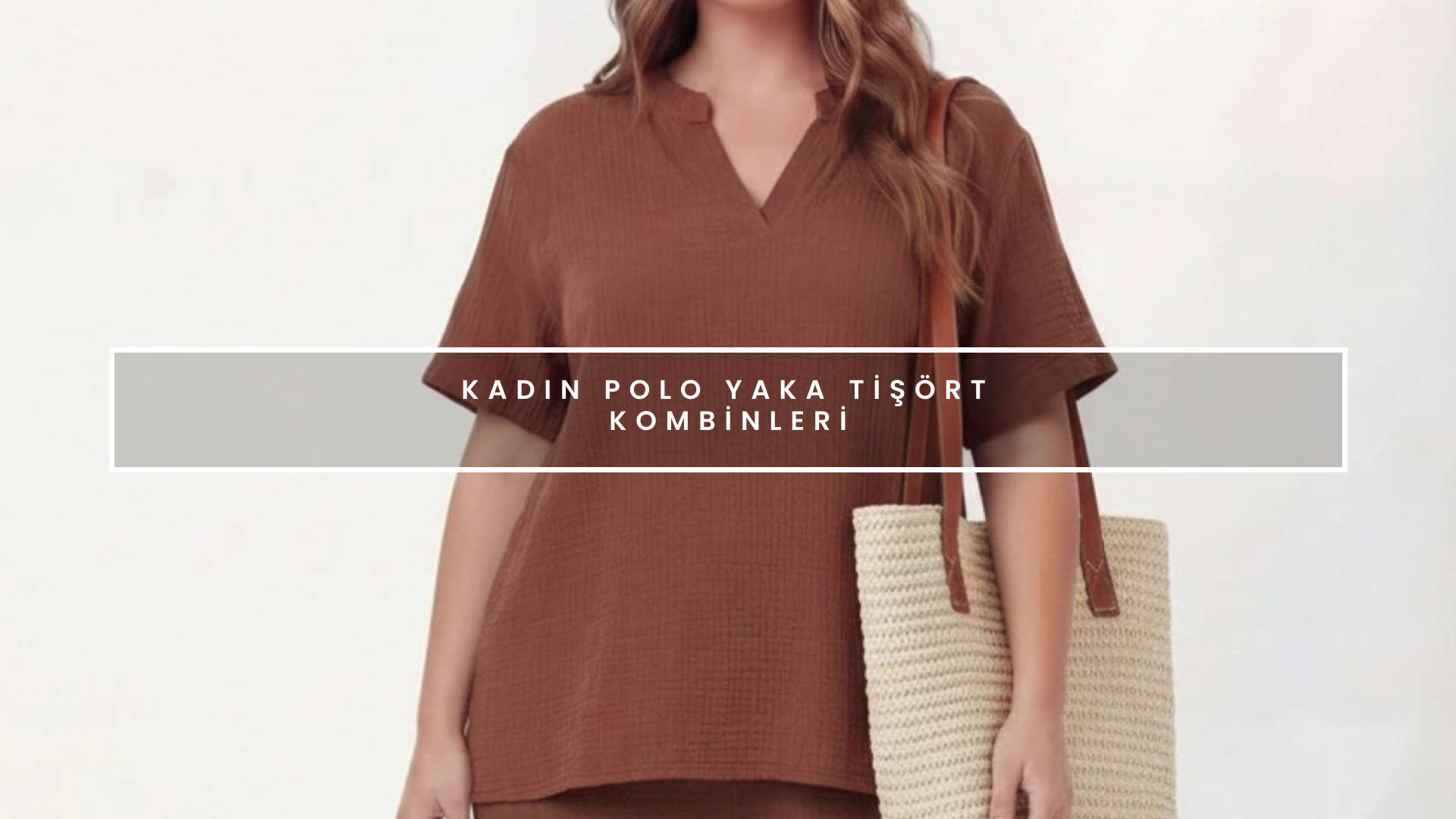 Kadın polo yaka tişört kombinleri