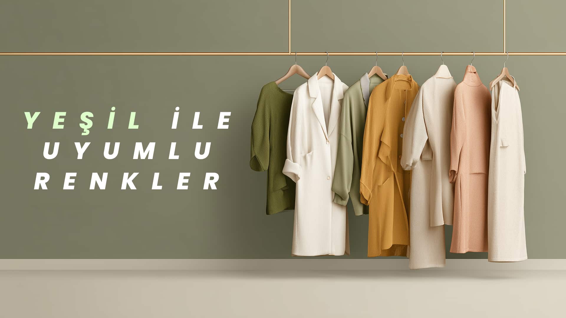 Uyum tablosu yeşil ile uyumlu renkler kıyafet