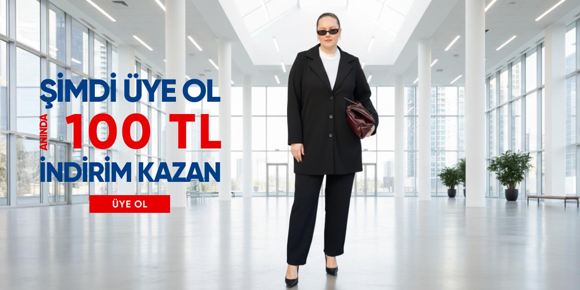 kadın büyük beden de Üyelik indirimi