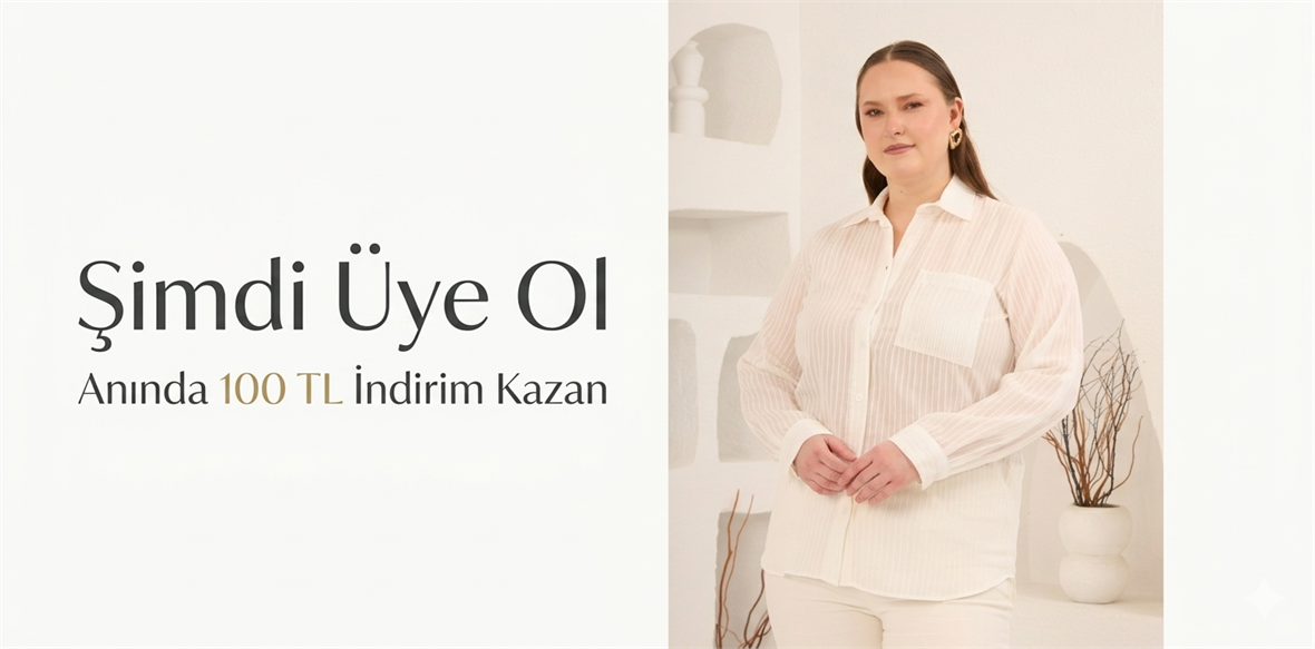 kadın büyük beden de Üyelik indirimi