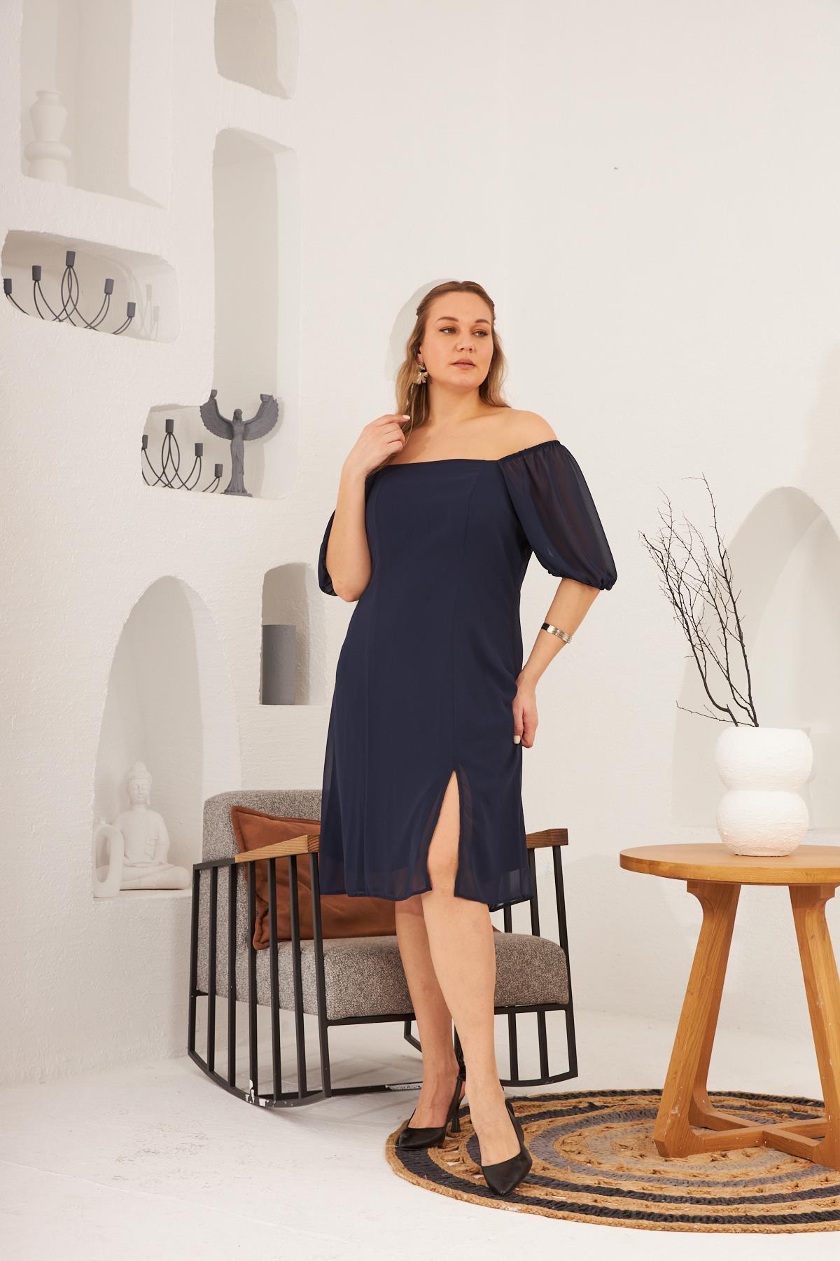 ŞİFON ELBİSE   44-50