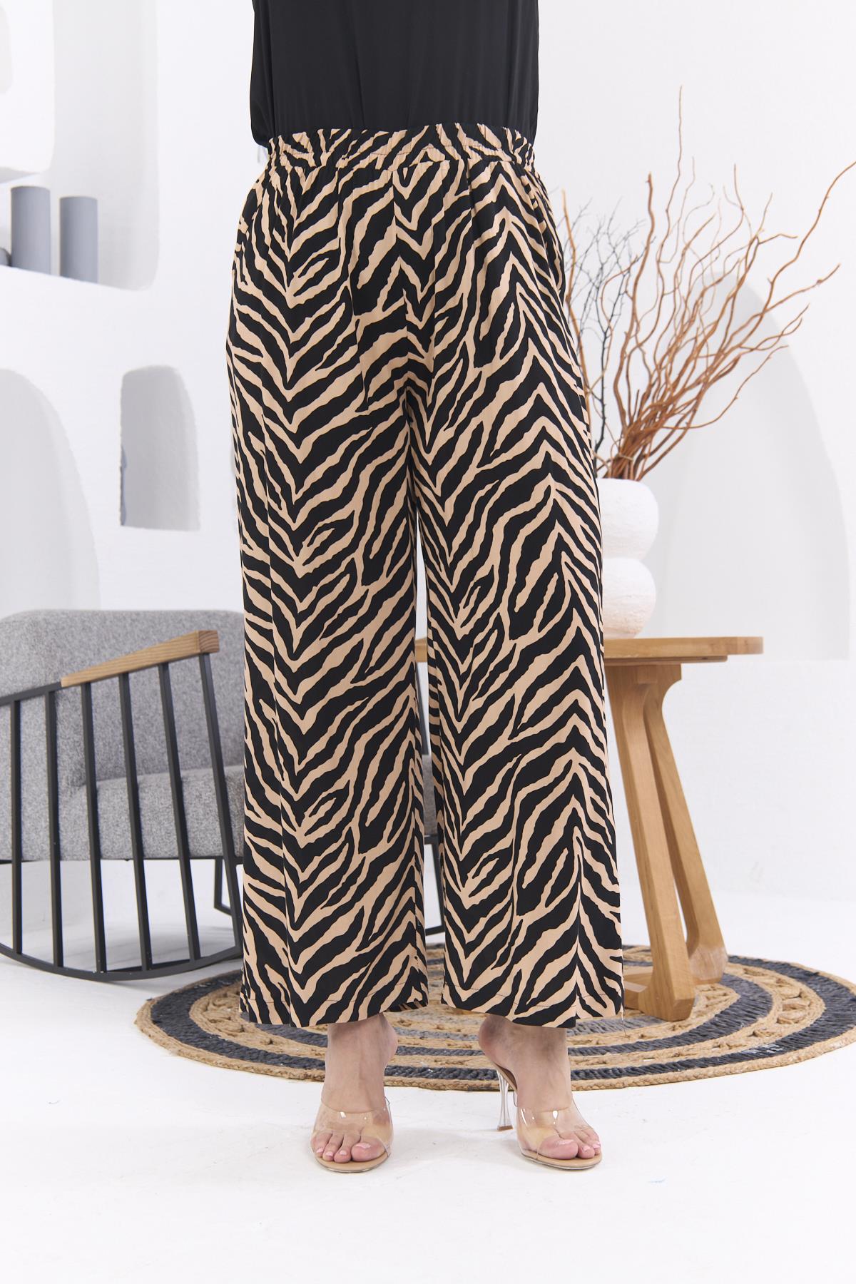 Rmg Büyük Beden Vizon Viskon Pantolon