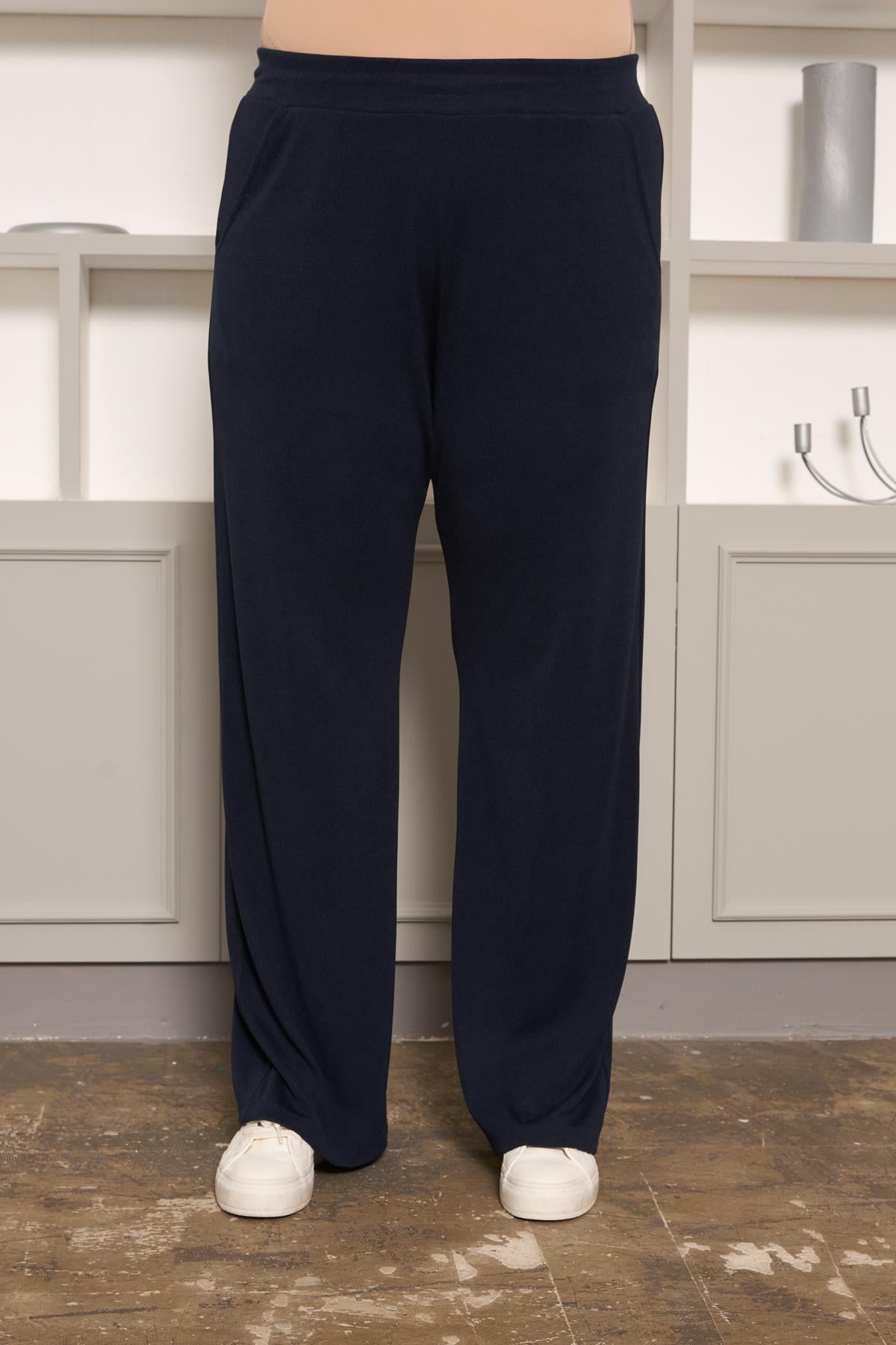 Rahat Kesim Basic Pantolon Lacivert