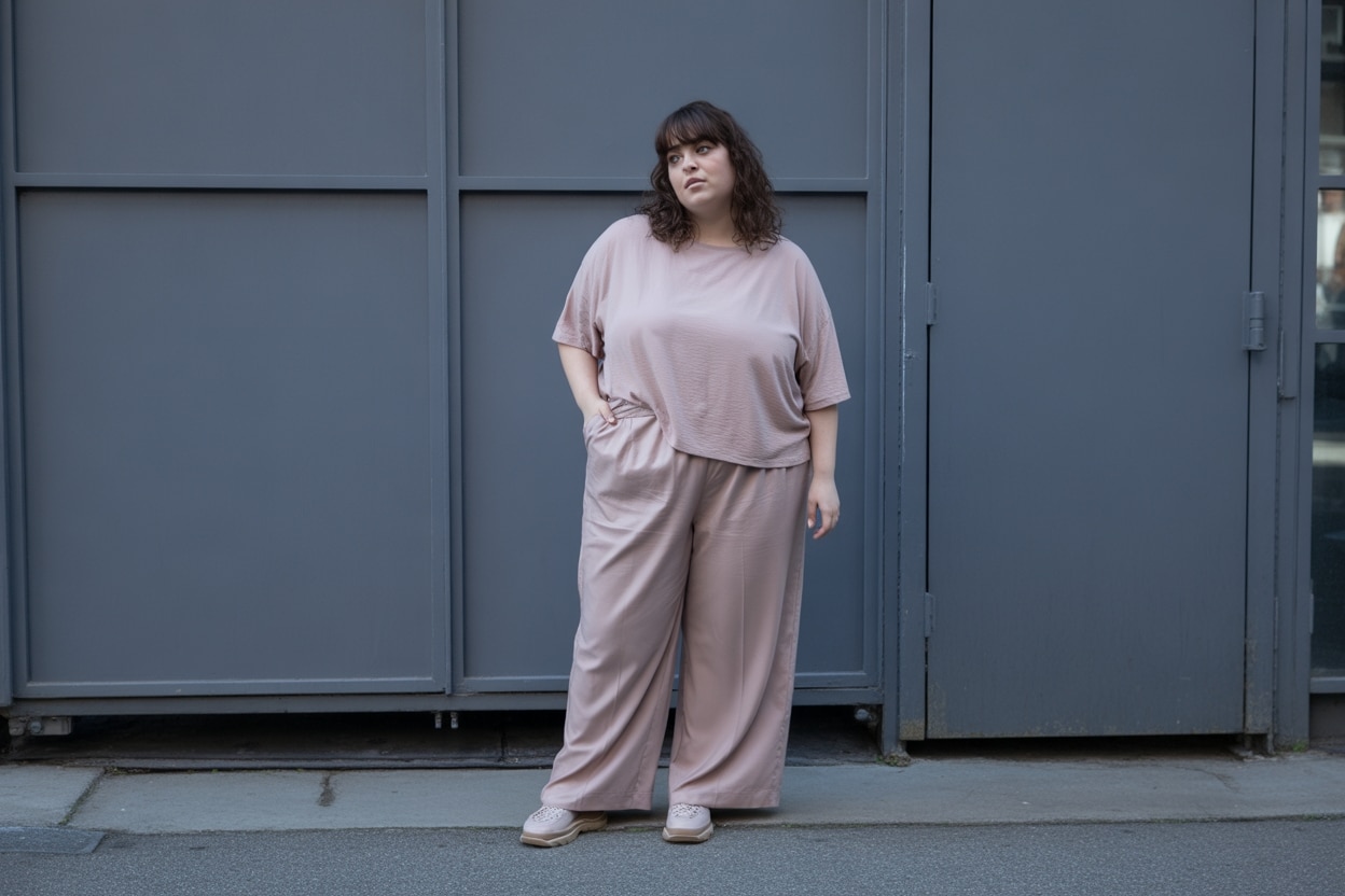 Büyük Beden Günlük Kombinlerde Katmanlı Giyim