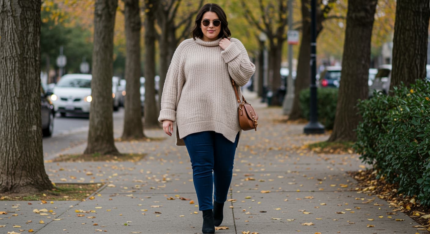 Büyük Beden Kadınlar İçin Oversize Üst Giyim 