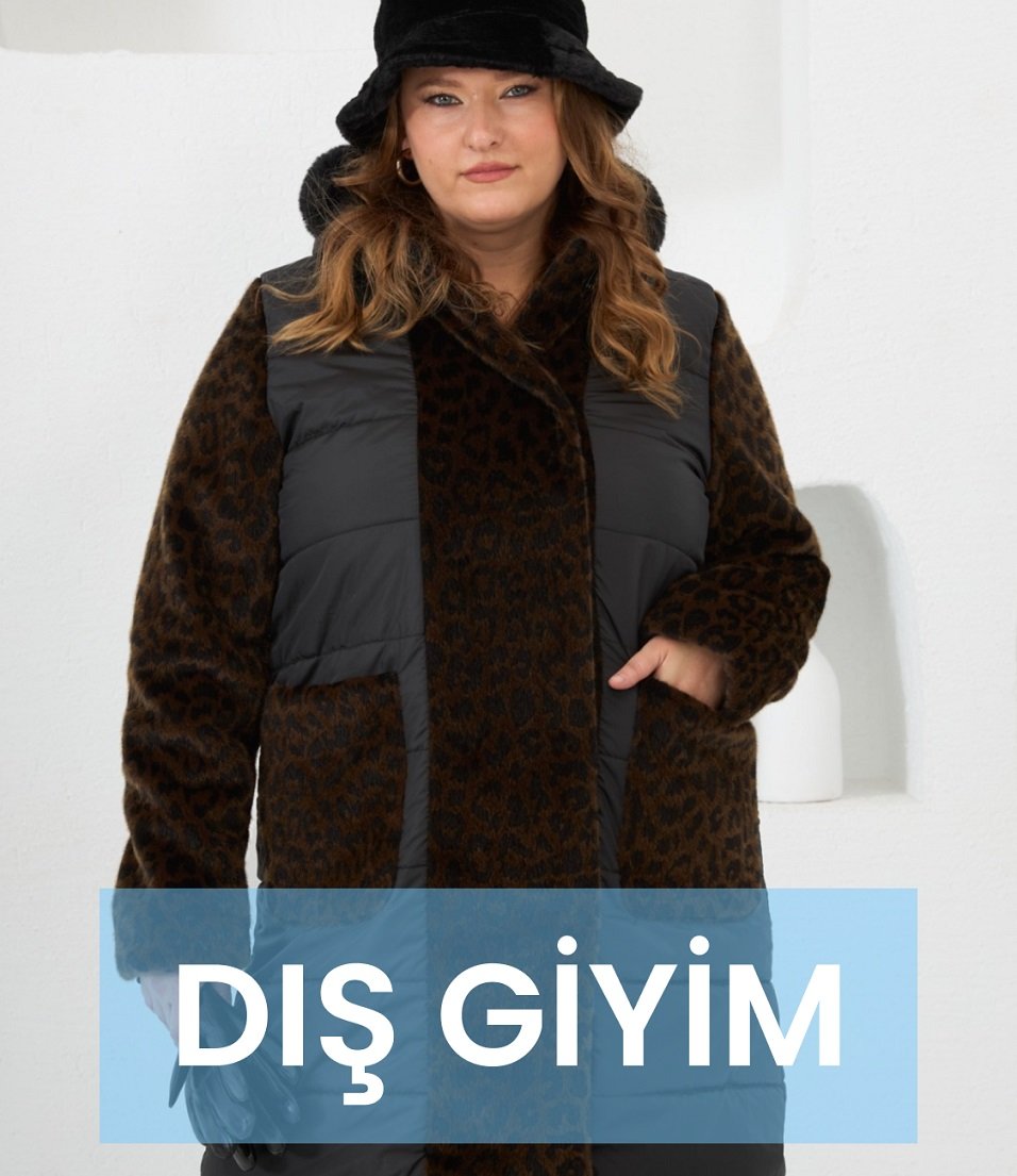 Dış Giyim Büyük Beden Elbise