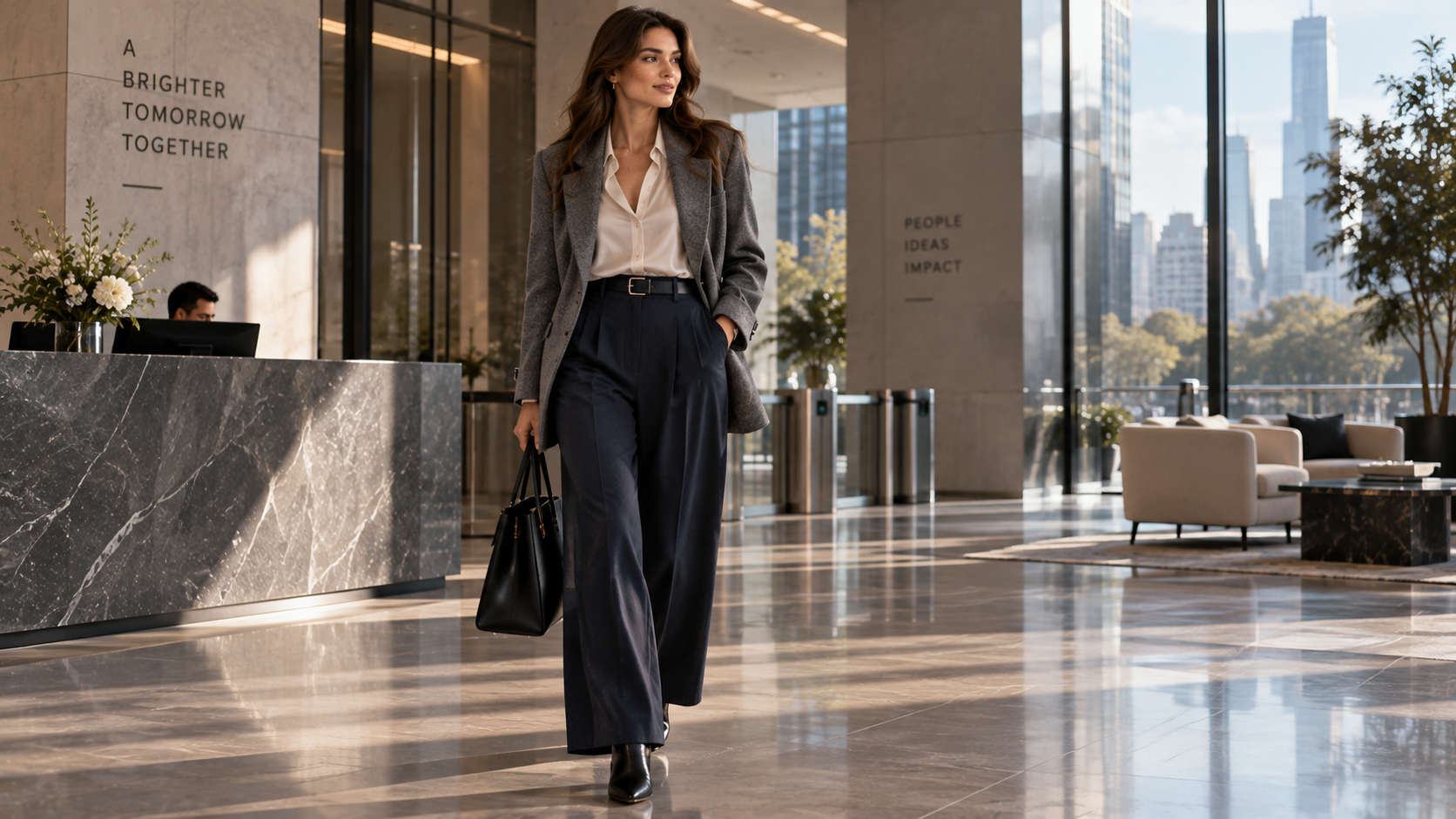 Wide Leg Pantolon Kombini İçin Üst Parça Dengesi