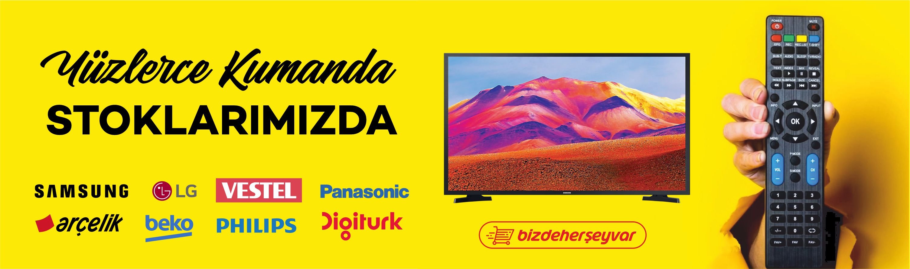 Tv ve Uydu Alıcı Kumandaları