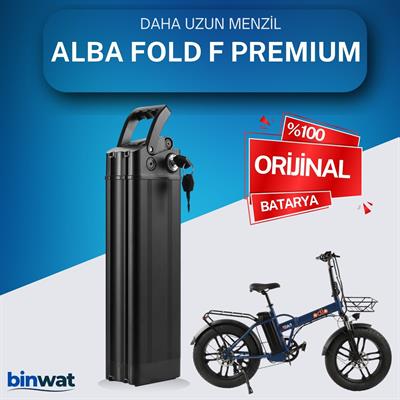 ALBA FOLD F PREMIUM 48 Volt Batarya Orijinal Yedek Akü - Elektrikli Bisiklet PiliALBA FOLD F PREMIUM 48 Volt Batarya Orijinal-Yedek Akü - Elektrikli Bisiklet BataryasıLityum İyon 48 Volt Orijinal Bataryalar