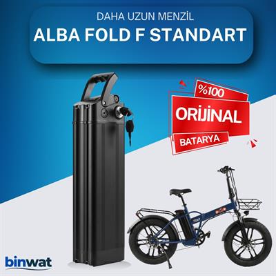 ALBA FOLD F STANDART 48 Volt Batarya Orijinal Yedek Akü - Elektrikli Bisiklet PiliALBA FOLD F STANDART 48 Volt Batarya Orijinal-Yedek Akü - Elektrikli Bisiklet BataryasıLityum İyon 48 Volt Orijinal Bataryalar