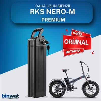 RKS NERO M PREMIUM  48 Volt Batarya Orjinal Yedek Akü - Elektrikli Bisiklet Pili RKS NERO M PREMIUM 48 Volt Batarya Orijinal-Yedek Akü - Elektrikli Bisiklet BataryasıLityum İyon 48 Volt Orijinal Bataryalar