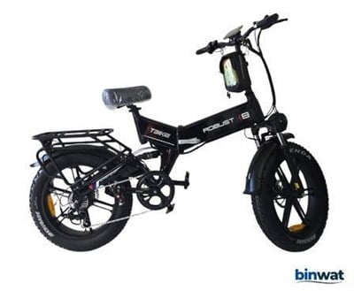 T-BİKE ROBUST X8 SİYAH 48V 1000 WATT ELEKTRİKLİ BİSİKLET