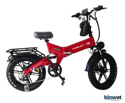 T-BİKE ROBUST X8 KIRMIZI 48V 1000 WATT ELEKTRİKLİ BİSİKLET