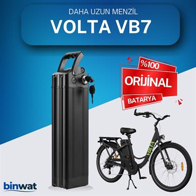 VOLTA VB7 48 Volt Batarya Orjinal Yedek Akü - Elektrikli Bisiklet PiliVOLTA VB7 48 Volt Batarya Orijinal-Yedek Akü - Elektrikli Bisiklet BataryasıLityum İyon 36 Volt Orijinal Bataryalar