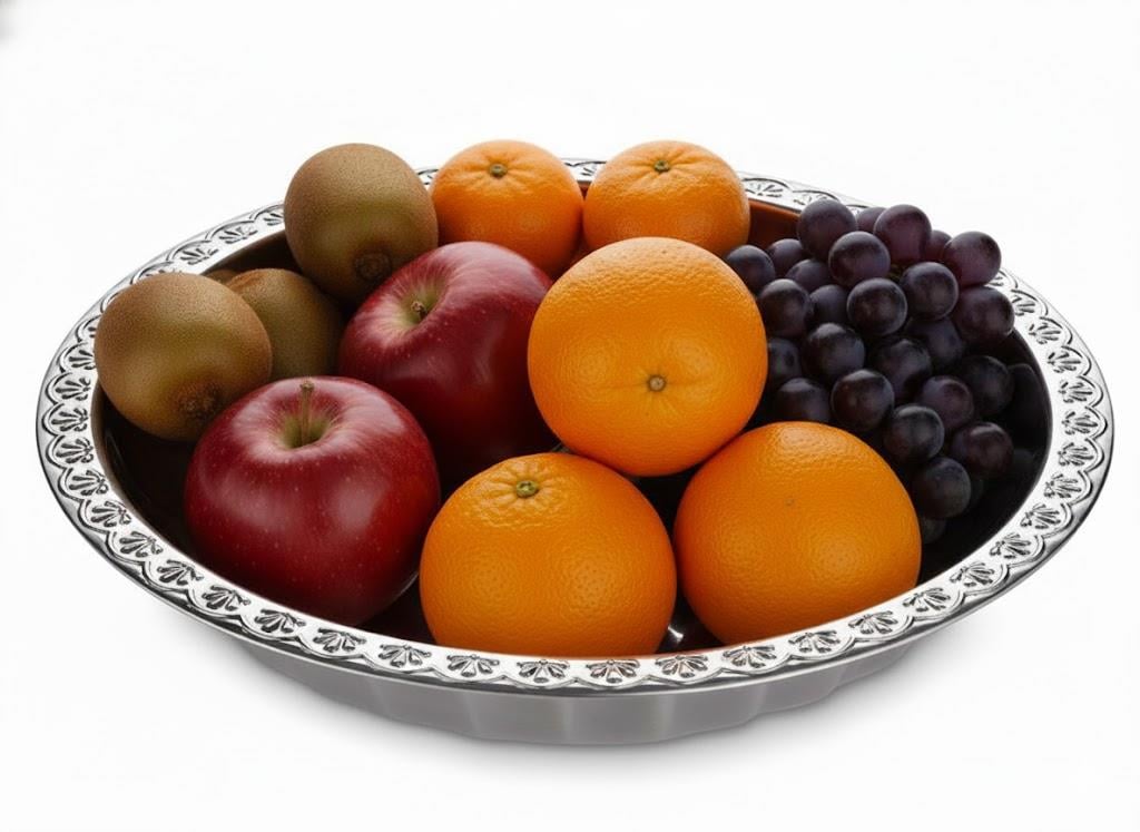 Abant Çelik Meyve Tabağı 27cm No:2