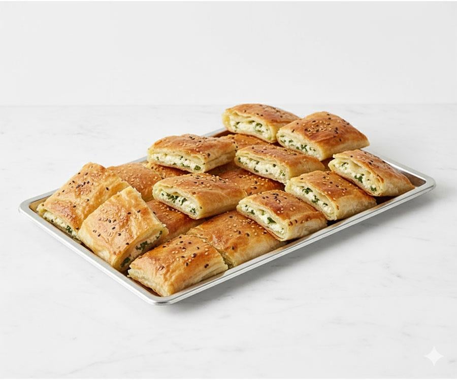 Abant Çelik Pastane Servis Tepsisi No:5