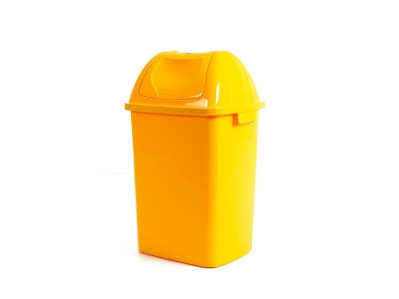Alezy 4192 Kapaklı Çöp Kovası 35 Litre Plastik