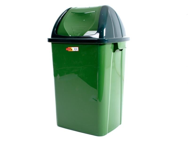 Alezy 4194 Kapaklı Çöp Kovası 65 Litre Plastik