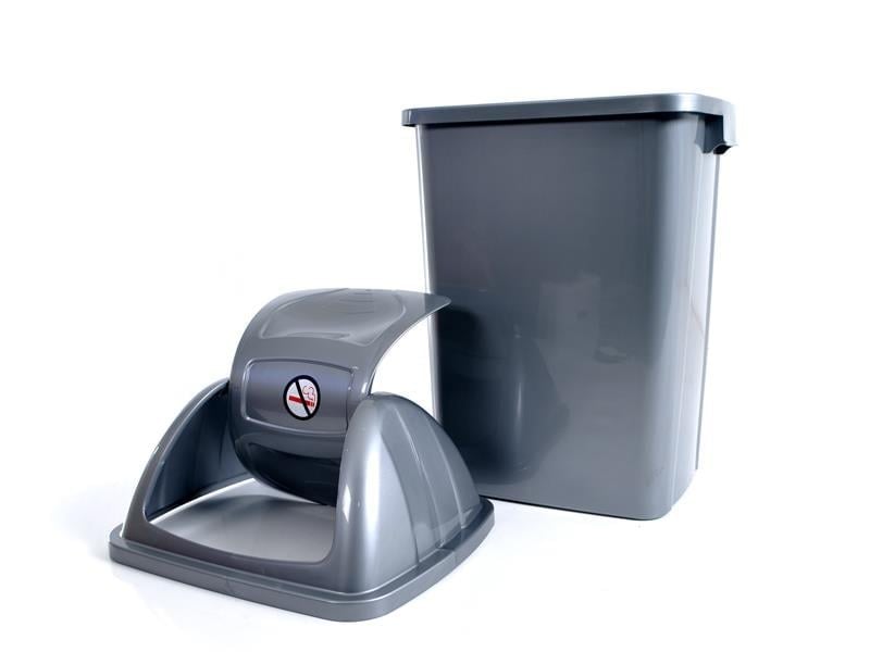 Alezy 4195 Kapaklı Çöp Kovası 50 Litre Plastik