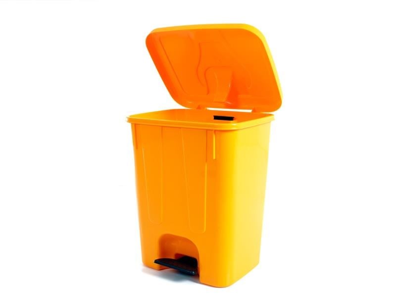 Alezy 4255 Pedallı Kapaklı Çöp Kovası 40 Litre Plastik