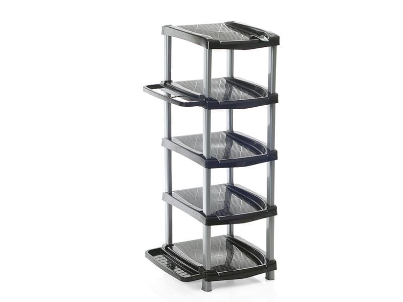 Alezy 5140 Klasik 5 Katlı Ayakkabılık - 5 Çift