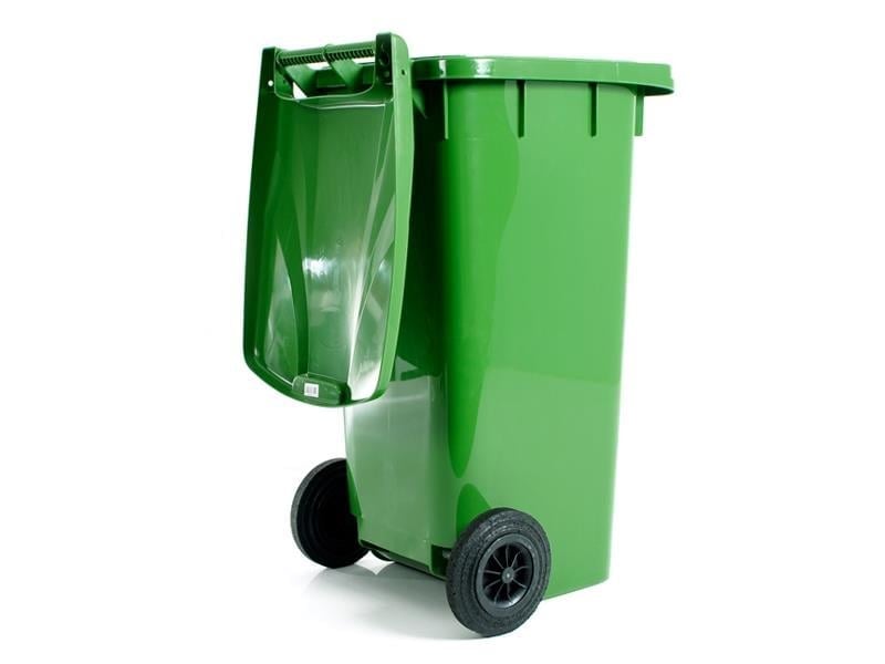 Alezy 6505 Çöp Konteyneri Tekerlekli Kapaklı 120 Litre 1.Sınıf Plastik