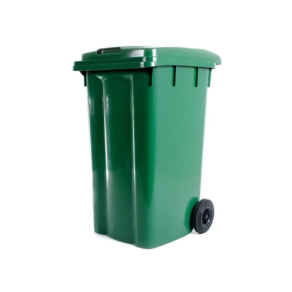 Alezy 6511 Çöp Konteyneri Eko Tekerlekli Kapaklı 240 Litre Plastik