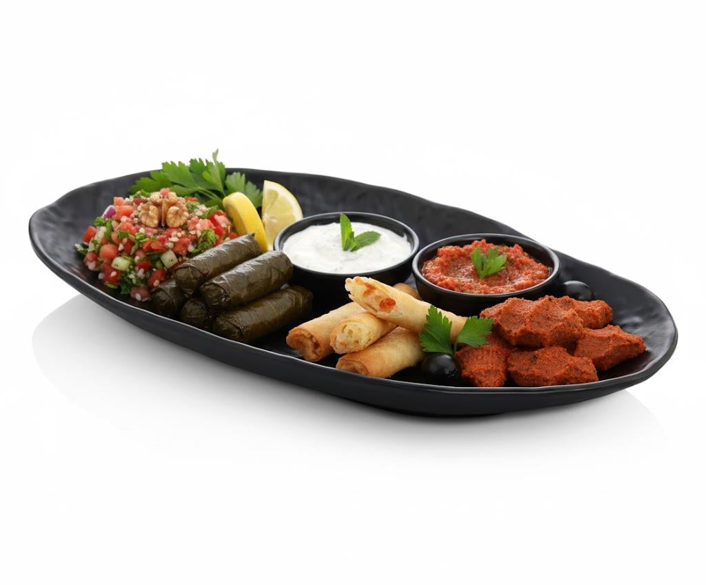 Göreme 452 Termostar Kırılmaz Melamin Mat Kaya Oval Kayık Tabak 32x18cm