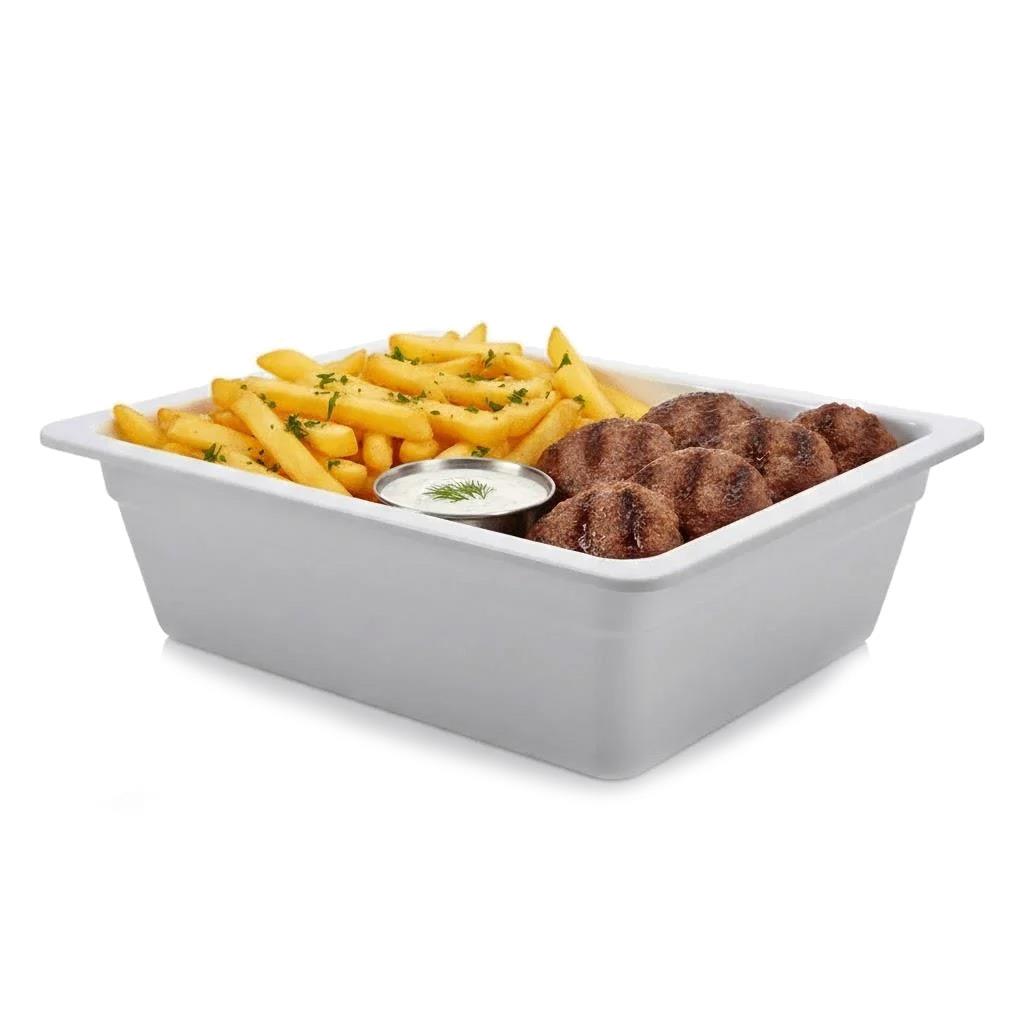 Göreme 617 Kırılmaz Melamin GN-Gastronorm Küvet Pan 1/2 100mm 32x26cm