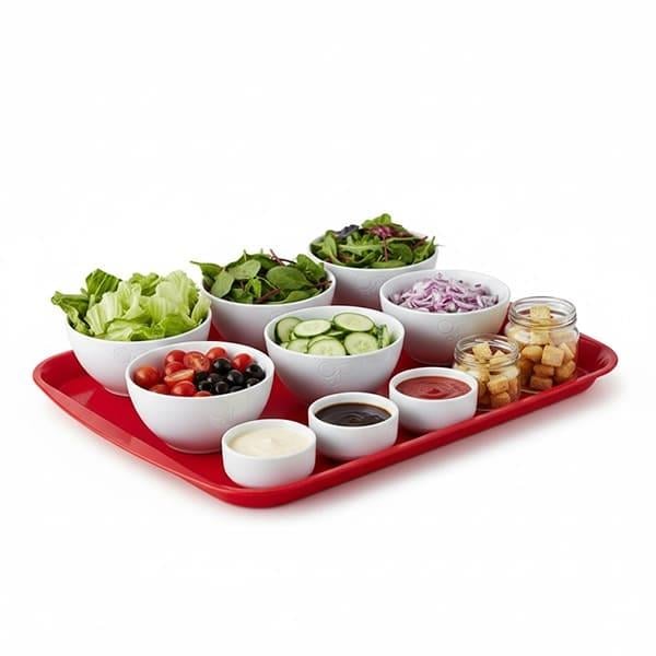 Göreme 893 ABS Renkli Servis Sunum Tepsisi 32x44cm