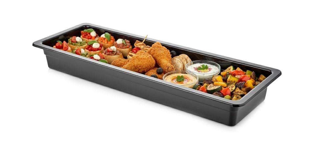 Göreme 9402 Kırılmaz Melamin GN-Gastronorm Küvet Pan 2/4 65mm (2,4lt)