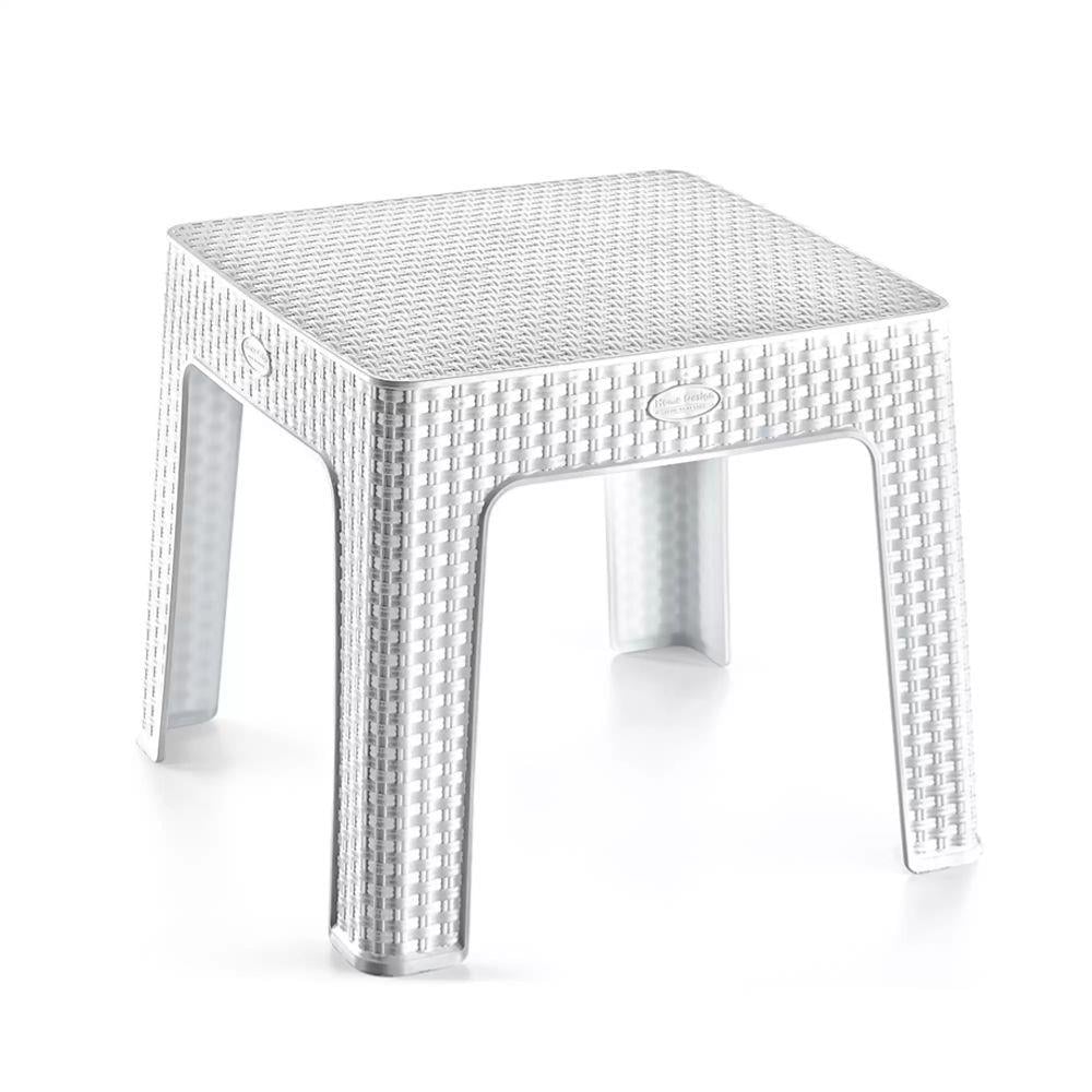 Holiday HS700 Monoblok Rattan Plaj Sehpası Beyaz 