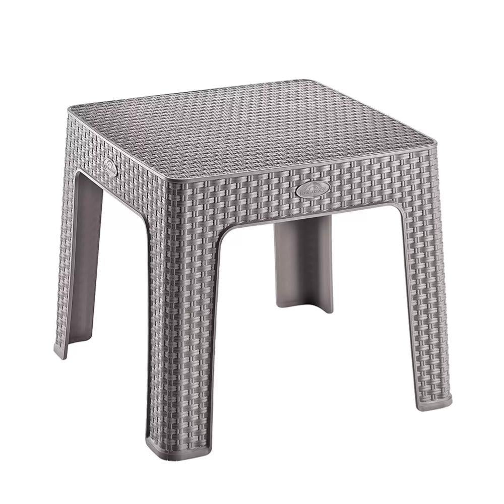 Holiday HS700 Monoblok Rattan Plaj Sehpası Gri 