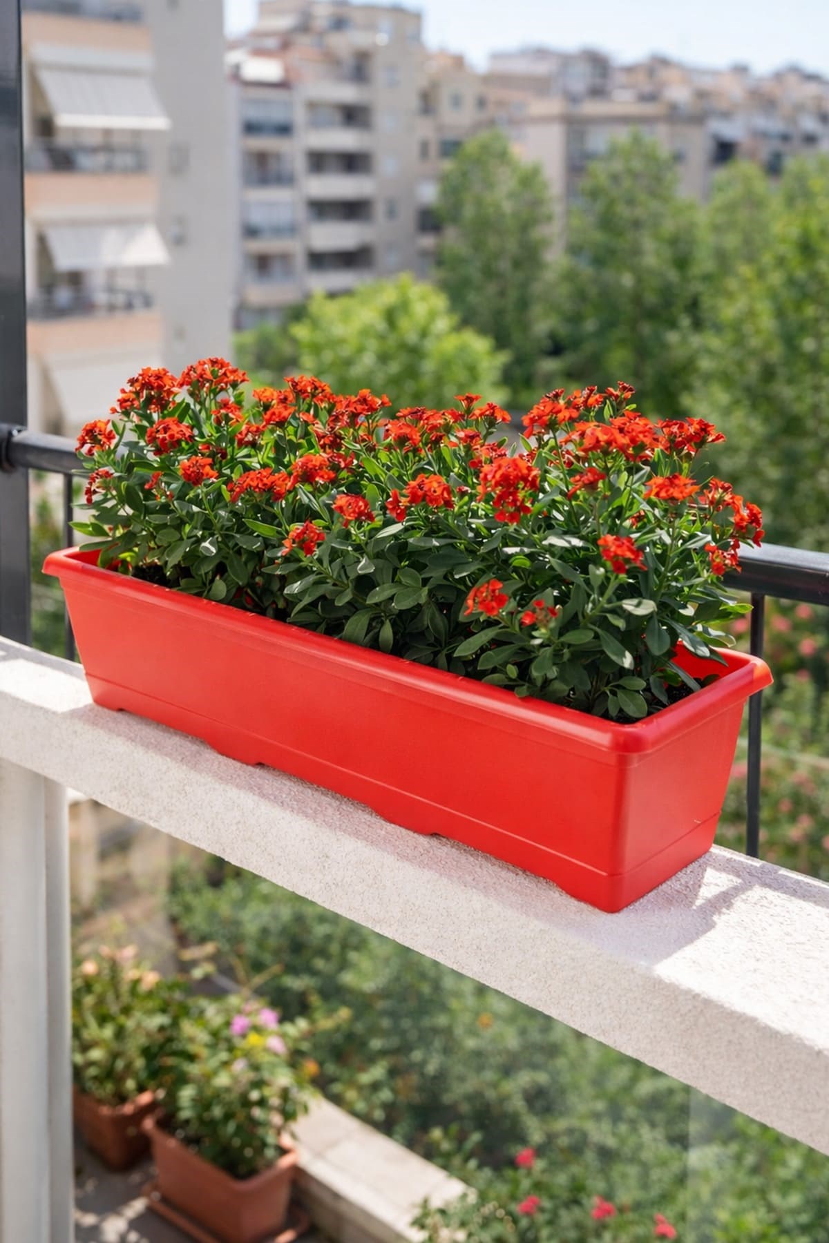 Şenyayla 5860 Göreme Balkon Çiçek ve Bitki Saksısı No:3 - 7.5 Litre