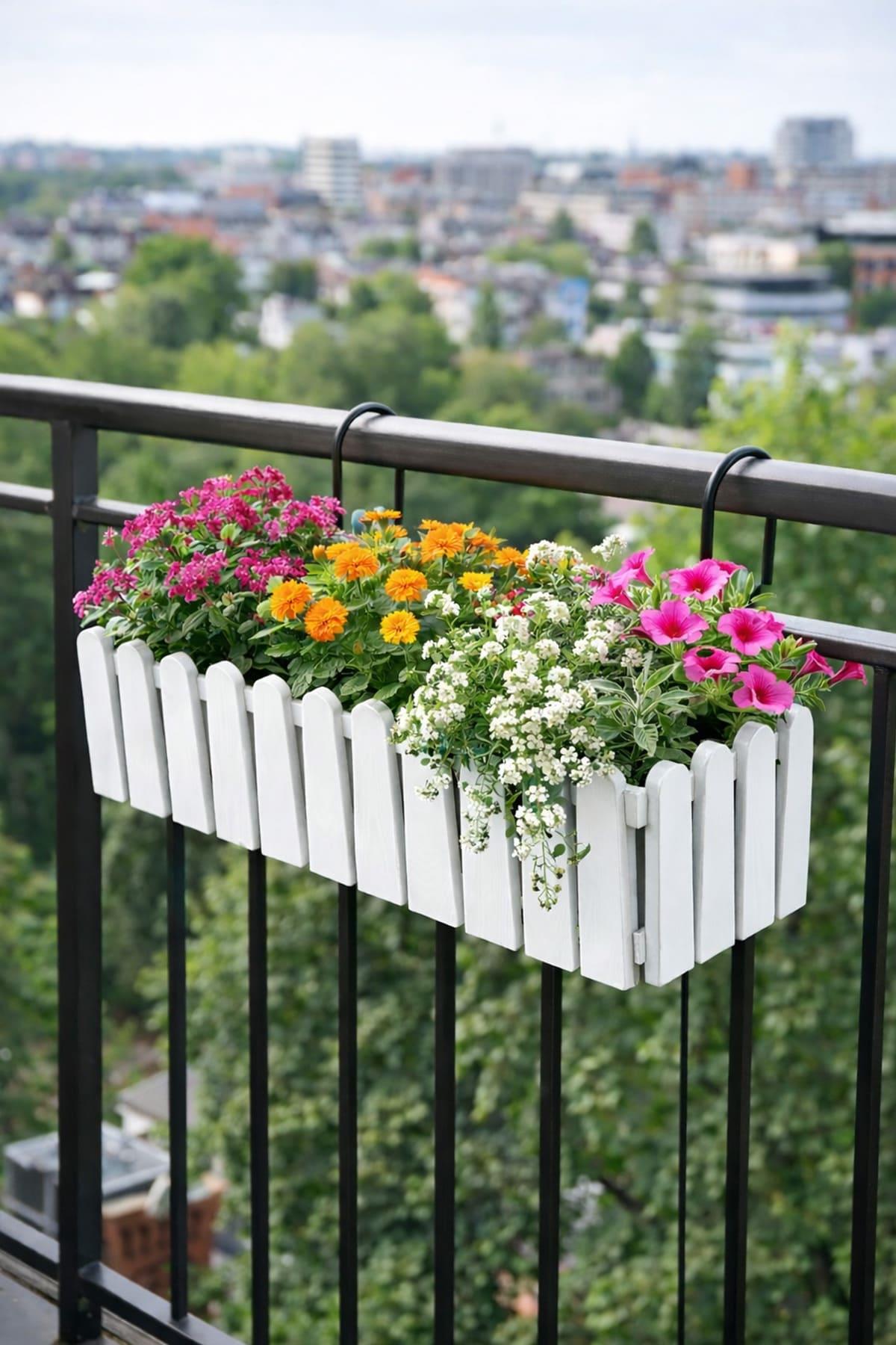 Serinova IB02IA İstanbul Askılı Balkon Saksı 9 Litre
