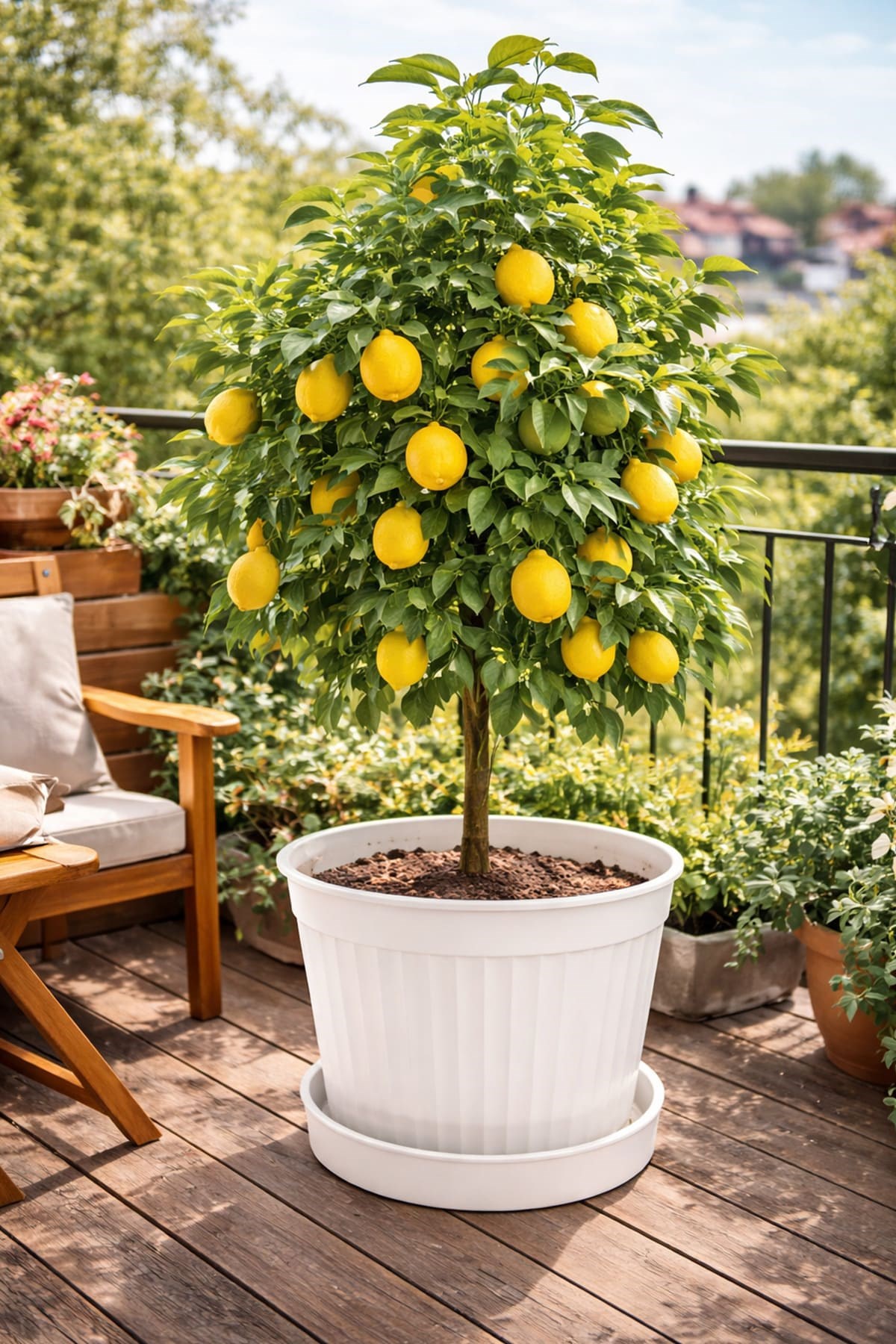 Serinova S212 Klasik Salon Çiçek ve Bitki Saksısı 25 Litre