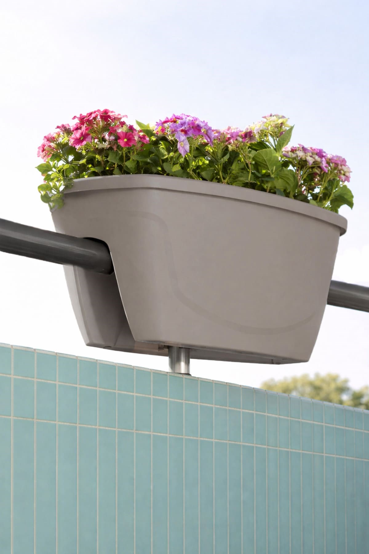 Serinova ZS02 Zümrüt Balkon Saksısı 15.5 Litre