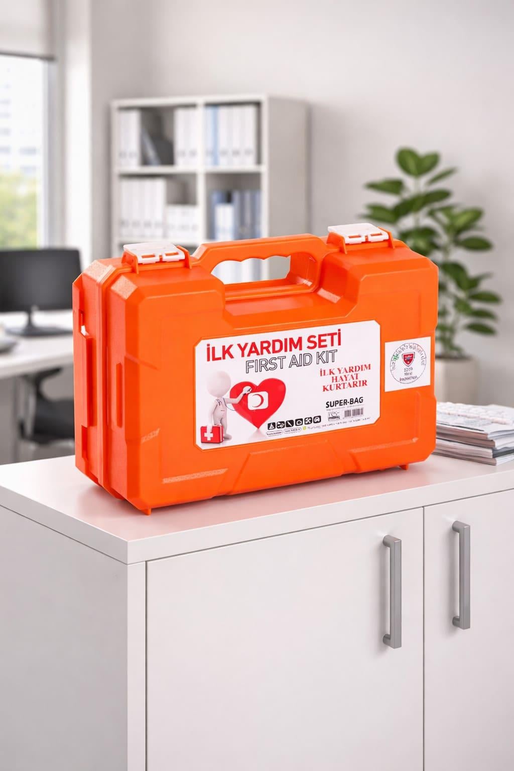 Super-Bag 30 Parçalı İlk Yardım Seti ve Çantası - ASR5015