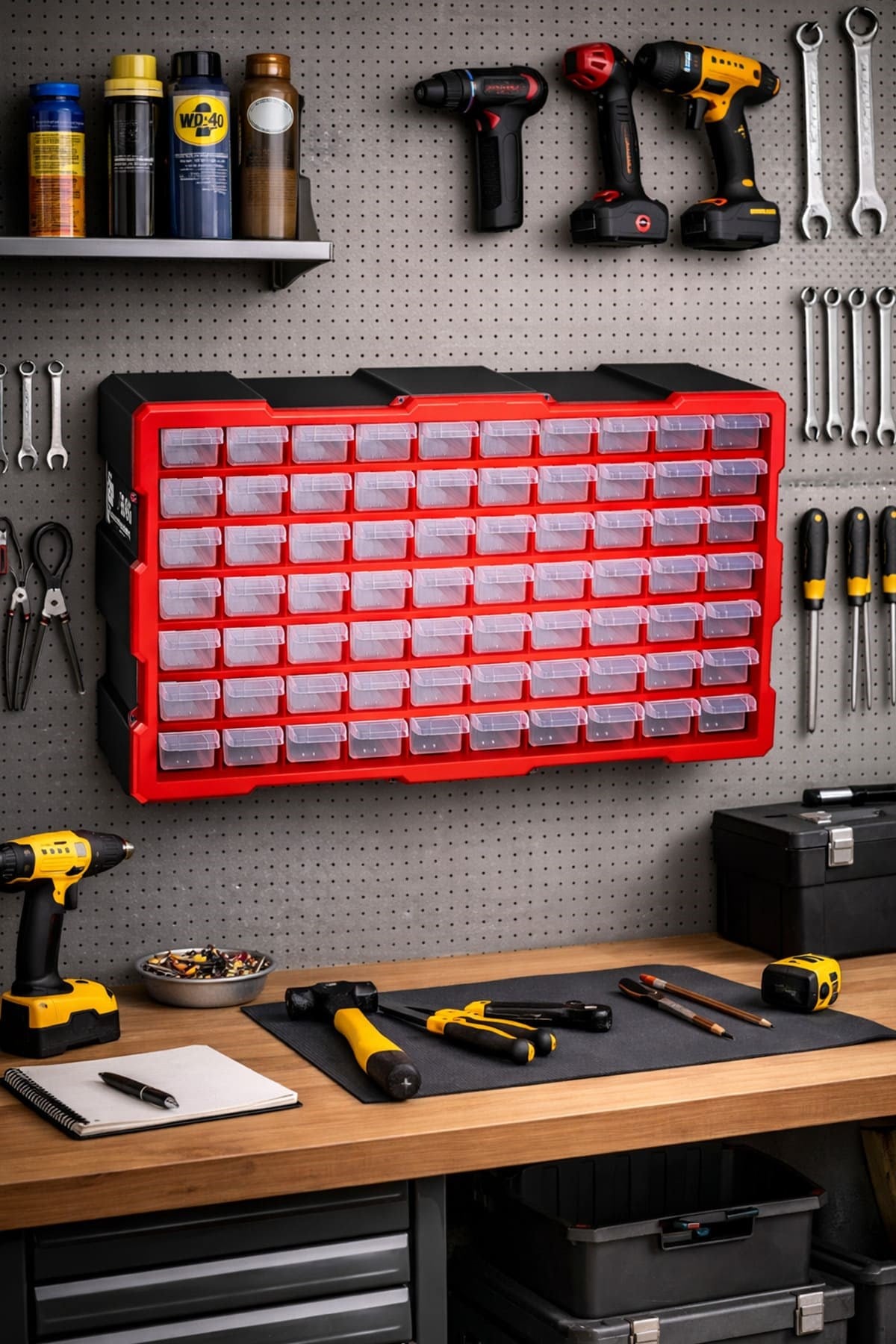 Super-Bag ASR-6015 Monoblok 70 Çekmeceli Organizer Seti