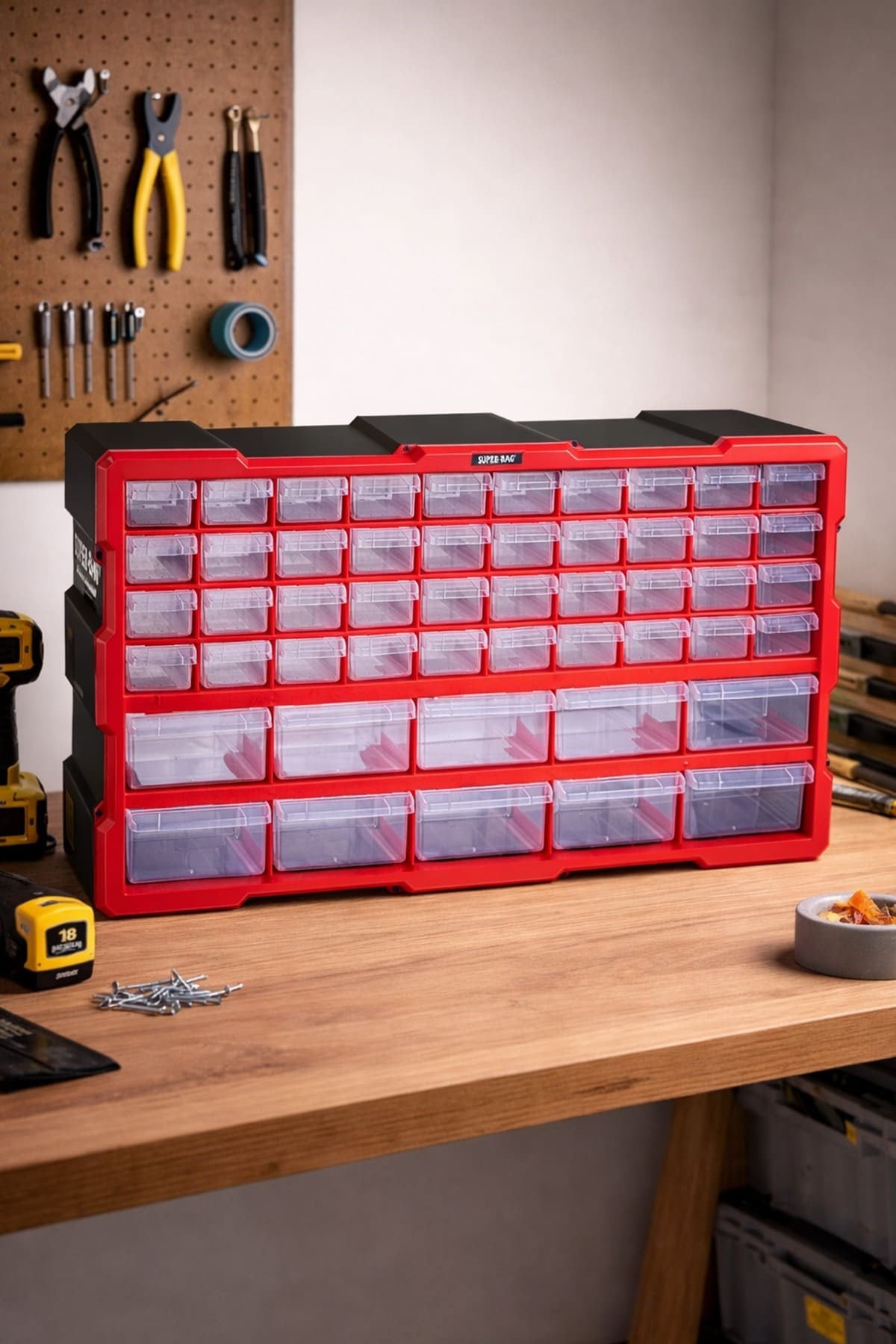 Super-Bag ASR-6016 Monoblok 50 Çekmeceli Organizer Seti
