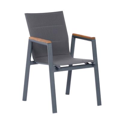 Alezy Poseidon Iroco Kollu Pedli Dış Mekan Alüminyum Sandalye