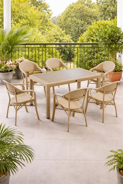Novussi NST-001 Nirvana Bahçe Oturma Grubu 6 Kişilik
