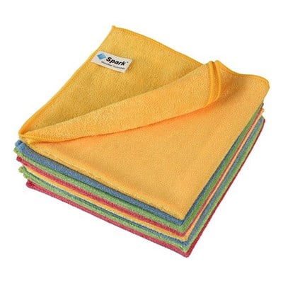 Spark M-3308 Mikrofiber Kadife Dokulu Genel Temizlik Bezi 40x40 cm