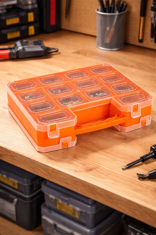 Super-Bag 22 Bölmeli Alfa Çift Taraflı Organizer Çanta - ASR5033