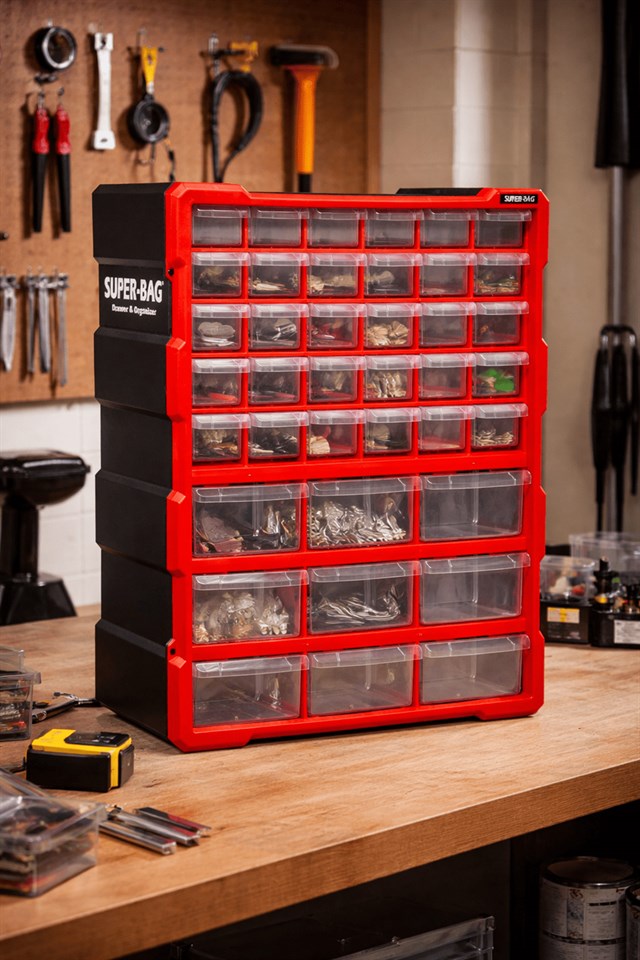 Super-Bag ASR-6001 Monoblok 39 Çekmeceli Organizer Seti