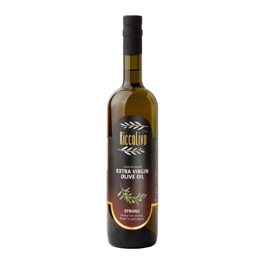 Riccolivo Soğuk Sıkım Natürel Sızma Zeytinyağı Kırmızı (Güçlü) 750 ml