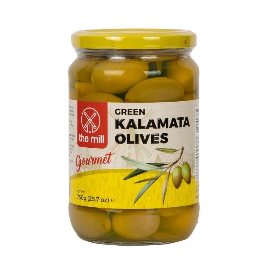 The Mill Gurme Yeşil Kalamata Zeytin 730 gr Cam Kavanoz 
