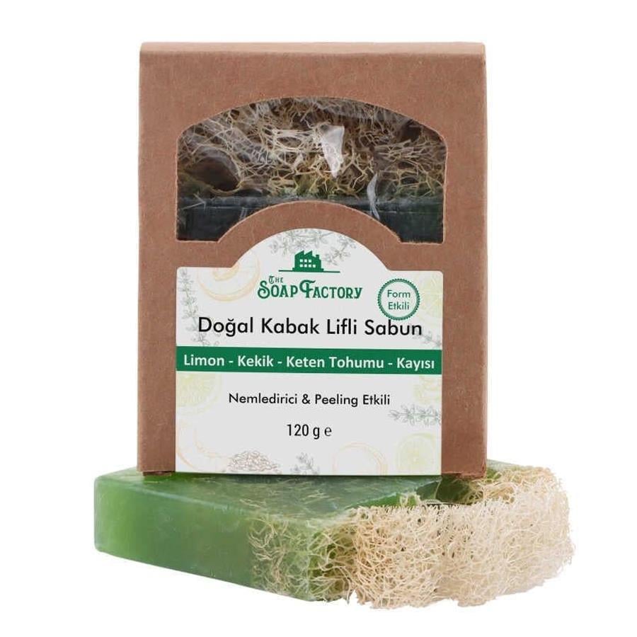 The Soap Factory Doğal Kabak Lifi Limon-Kekik-Keten Tohumu Sabunu 120 g  