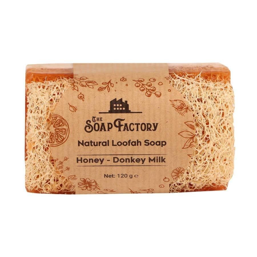 The Soap Factory Doğal Kabak Lifli Bal - Eşek Sütü Sabunu 120 g
